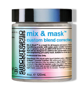 PRO MIX & MASK l custom blend powder mask 4 oz. 120ml